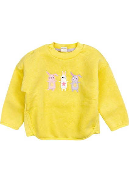 Trees Kız  Bebek Sweatshirt Sarı