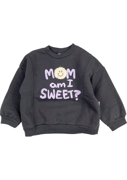 Mom Sweet Kız Bebek Sweatshirt