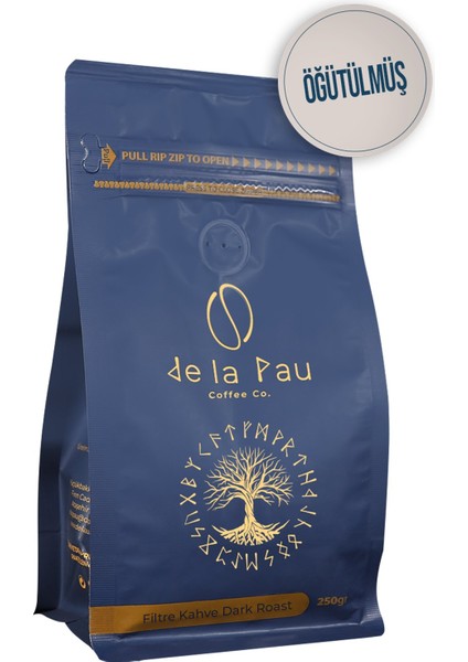 Filtre Kahve Dark Roast Öğütülmüş Filtre Kahve 250 gr