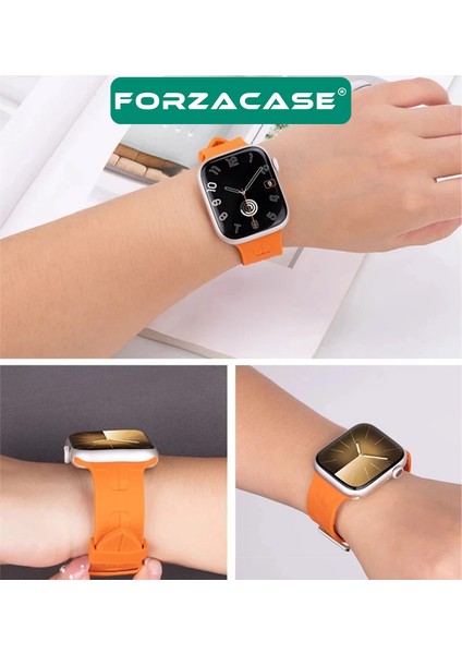 Apple Watch Ultra 2 49 mm ile Uyumlu Hermes Silikon Kordon Kayış - FC379 indirimleri