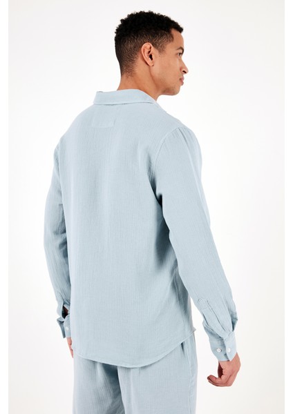 % 100 Pamuk Regular Fit Gömlek Erkek Gömlek CF24S127804