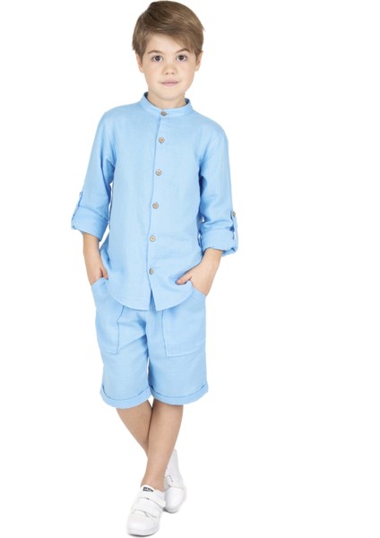 Erkek Çocuk Dik Yakalı Gömlek fiyatları