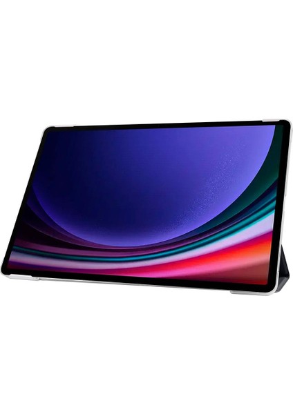 Galaxy Tab S9 Fe 10.9" SM-X510 Uyumlu Kapaklı Kılıf Standlı Uyku Modlu Tablet Kılıfı Flip Smart