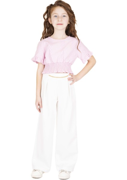 Kız Çocuk Pembe Bluz