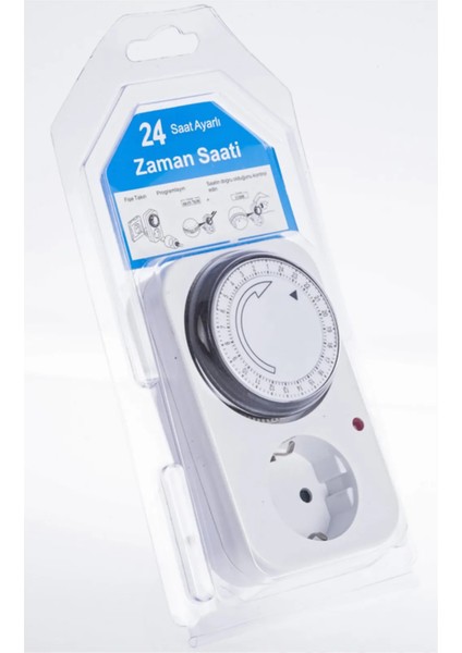 Oag Ts-Md1 Priz Tipi Analog Zaman Saati 24SAAT Programlama 15 Er Dakika Zaman Aralığı