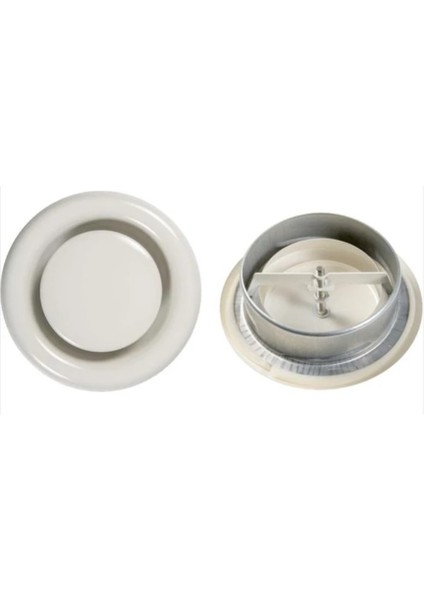 Metal Gemici Mga - 100 mm Wc - Banyo - Mutfak Anemostad Menfez (Beyaz) modelleri