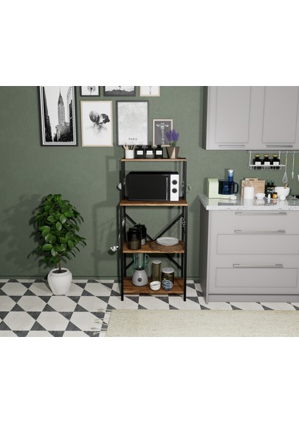 Mutfak Bangosu Premium Çok Amaçlı Raf Dolap Düzenleyici Kahve Köşesi Fincanlık modelleri