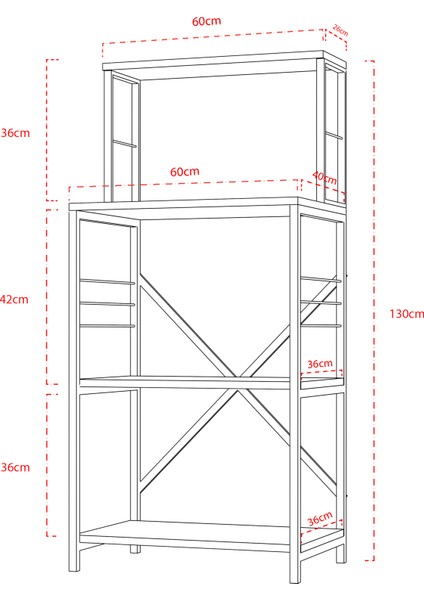 Mutfak Bangosu Premium Çok Amaçlı Raf Dolap Düzenleyici Kahve Köşesi Fincanlık indirimleri