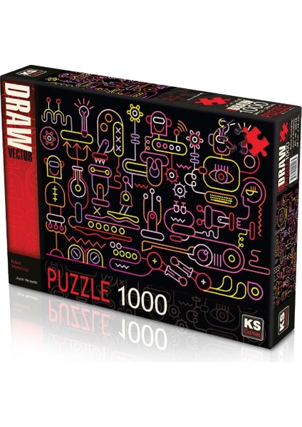 Ks Robot Workshop 1000 Parça Puzzle fiyatları
