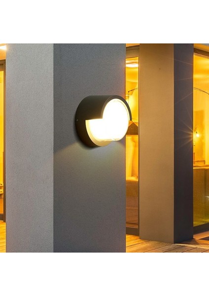 3000K, 12 Watt Gün Işığı Ledli Bahçe, Balkon, Salon, Teras, Kamelya Apliği, Dış Mekan LED Armatür fiyatları