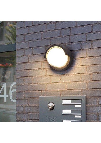 3000K, 12 Watt Gün Işığı Ledli Bahçe, Balkon, Salon, Teras, Kamelya Apliği, Dış Mekan LED Armatür modelleri