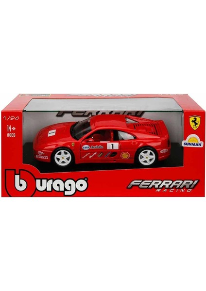 Bburago 1:24 Ferrari Racing F355 Challenge Model Araba