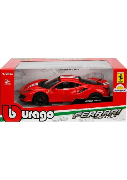 Bburago 1:24 Ferrari 488 Pista Model Araba