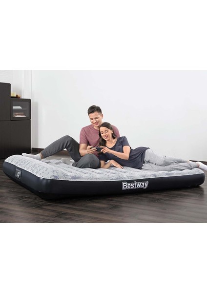 Bestway Çift Kişilik Şişme Dahili Pompalı Yatak 67836