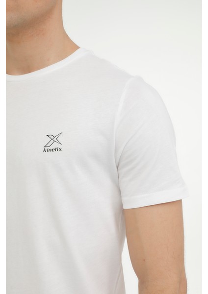 M-SN220 Bsc T-Shirt 4fx Beyaz Erkek Kısa Kol T-Shirt