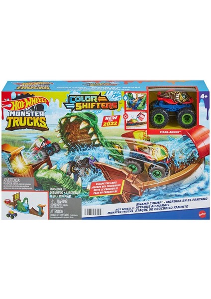 LISINYA193 Renk Değiştiren Araçlar Timsahtan Kaçış Oyun Seti HGV14