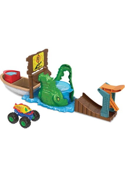 LISINYA193 Renk Değiştiren Araçlar Timsahtan Kaçış Oyun Seti HGV14 fırsatları