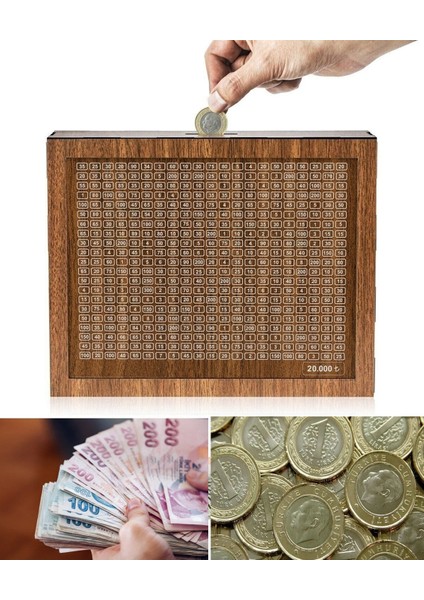 Tekno Trust Parabox - Jumbo 20.000 Tl Kumbara, Para Biriktirme Kutusu