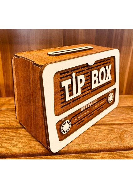 Tekno Trust Tip Box Bahşiş Kutusu Nostaljik Radyo Görünümlü