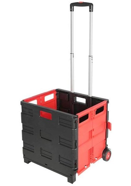 KNG002 Katlanır Sandık Tip Alışveriş ve Sepet, Sandık Araba