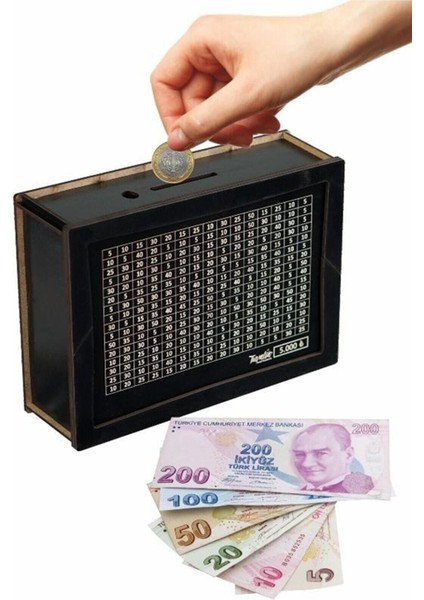 Tekno Trust Hedef Kumbara, Para Biriktirme Kutusu, Parabox, 5.000 Tl & 10.000TL Kumbara