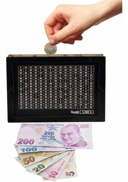 Tekno Trust Hedef Kumbara, Para Biriktirme Kutusu, Parabox, 5.000 Tl & 10.000TL Kumbara