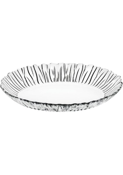 Tekno Trust Porselen Aurora 2 Li Orta Oval Tabak 25X19CM FMA371705 Bpa Free Oval Kayık Tabak Modern Beyaz 1 modelleri