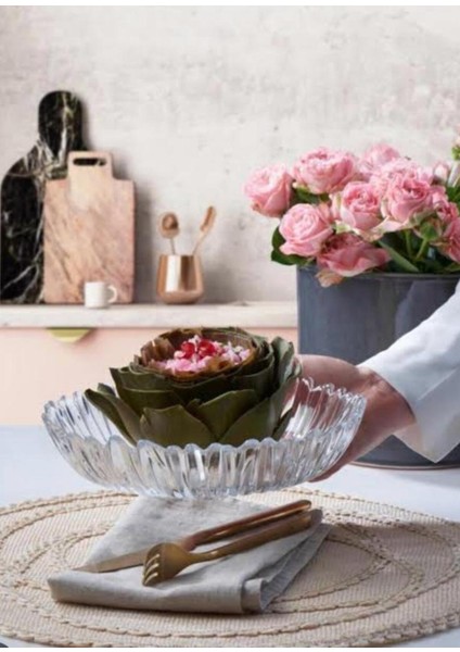 Tekno Trust 1 10555 Aurora Çukur Tabak Çukur Tabak Cam Turuncu Geometrik Yuvarlak Bpa Free fiyatları