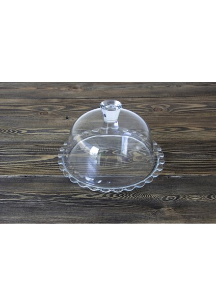 Tekno Trust Cam Patisseria Kek Fanusu FMA99946 Yuvarlak Bpa Free 26 2 Parça Modern Pasta Tabağı Beyaz fırsatları