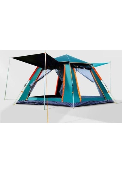 Geniş Aileler ve Gruplar Için Ideal 6 Kişilik Tenteli Otomatik Çadır Hızlı Kurulum ve Ekstra Gölge! fiyatları