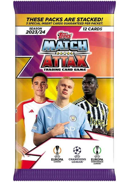 Match Attax 23/24 Futbolcu Kartları Paketi