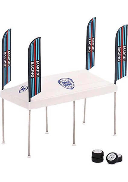 Mini Gt 1:64 Martini Racing Paddock Servis Çadırı Seti