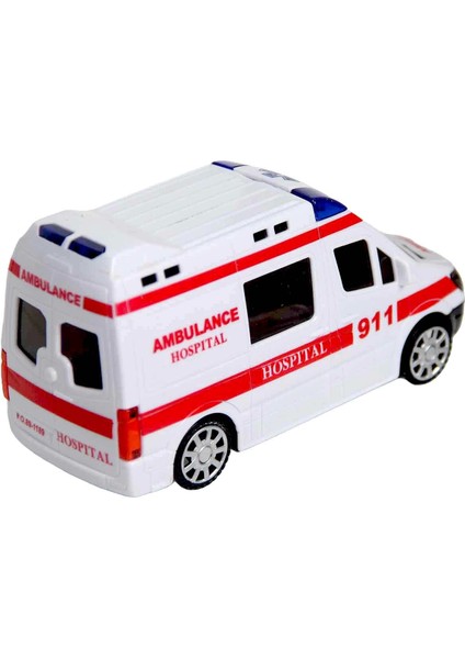 Sos Sesli ve 3D Işıklı Çarp Dön Pilli Ambulans fiyatları