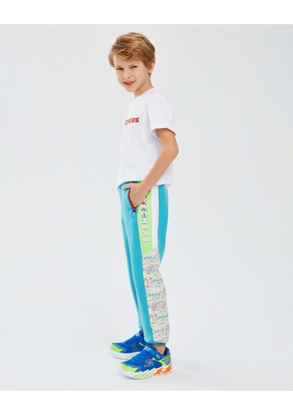 2xi-Lock B Jogger Sweatpant Büyük Erkek Çocuk Mavi Eşofman Altı SK241077-420