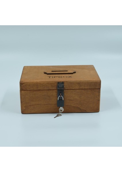 Tekno Trust Tipbox Ahşap Oyma Yazılı 24CM x 16CM Yükseklik 10CM fiyatları