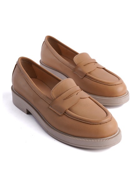 Mubiano Hakiki Deri Collection Kadın Babet Nude -MCSDD024-N modelleri