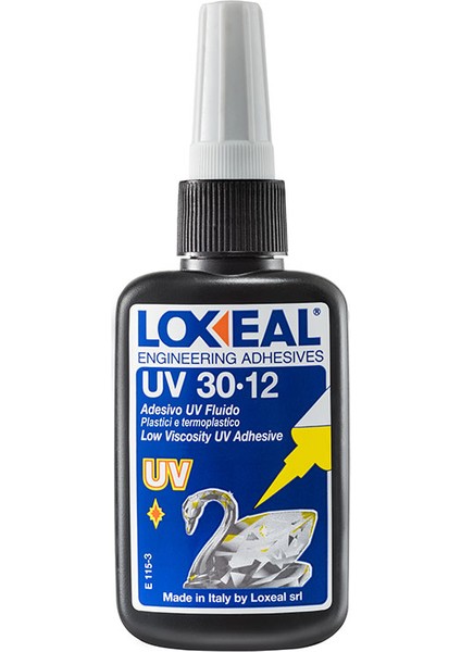 UV12250 Uv Yapıştırıcı- Plastik Malzemeler Için 250 ml