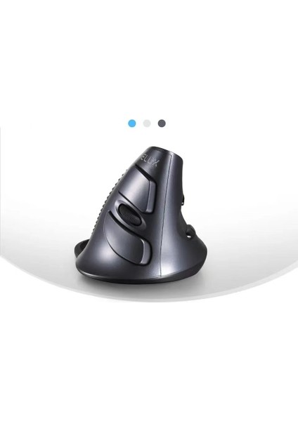 Delux M618GX Avuç Içi Ergonomik Dikey 6 Tuşlu Kablosuz Optik Mouse Kauçuk Koruyucu Kabuk Fare