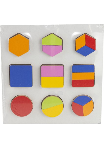 Ahşap Geometrik Şekiller Ahşap Eğitici Oyuncak