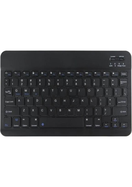 Huawei Matepad 11 2023 11" Uyumlu Kablosuz Bluetooth Şarj Edilebilir Mini Q Klavye Mouse Set - Siyah