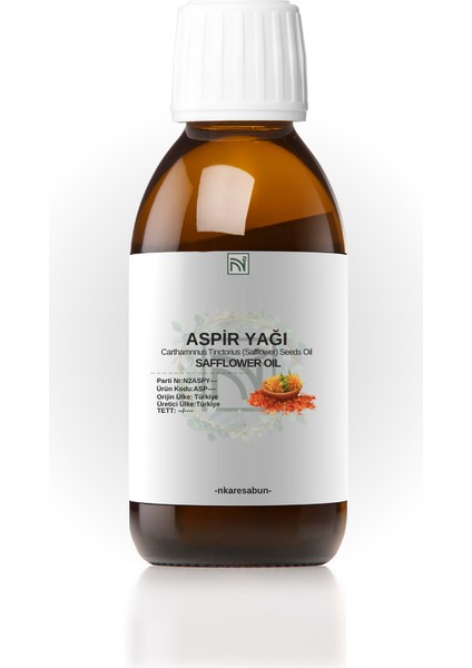 Aspir Yağı %100 Saf Doğal Soğuk Sıkım Yağı 20 ml