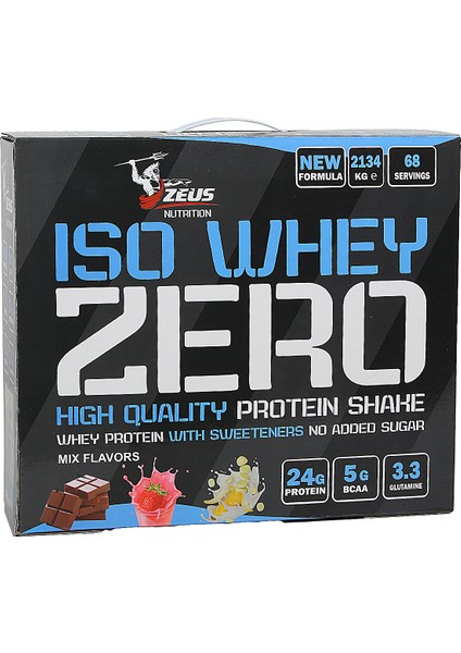 Zero Isole Whey Protein Mix Aroma 68 Servis