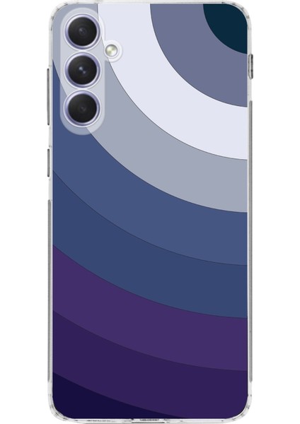Samsung Galaxy A54 Kamera Korumalı Kapak Renk Cümbüşü Tasarımlı Şeffaf Kılıf