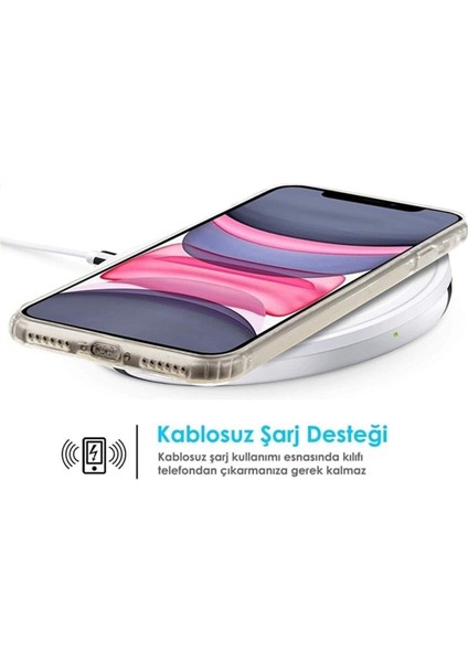 Samsung Galaxy A50S Kamera Korumalı Kapak Aşk Tasarımlı Şeffaf Kılıf