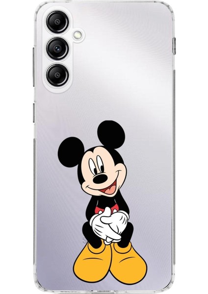 Samsung Galaxy S23 Fe Kamera Korumalı Kapak Mickey Mouse Tasarımlı Şeffaf Kılıf