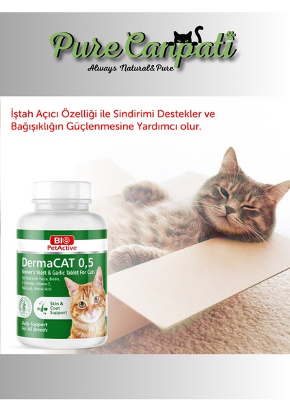 Kedi Dermacat,diş Macunu,multivitamin Seti