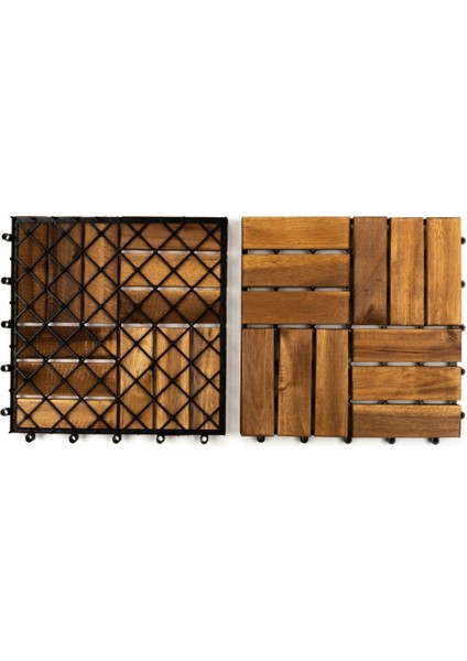 Tik Karo Deck Teak Yer Karosu Masif Ahşap Sudan Etkilenmez Bahçe Banyo Parkesi fiyatları