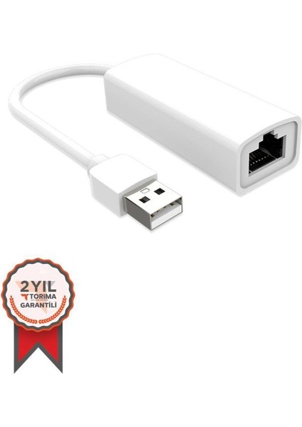 Beyaz Yd-75 USB 2.0 Ethernet Adaptörü