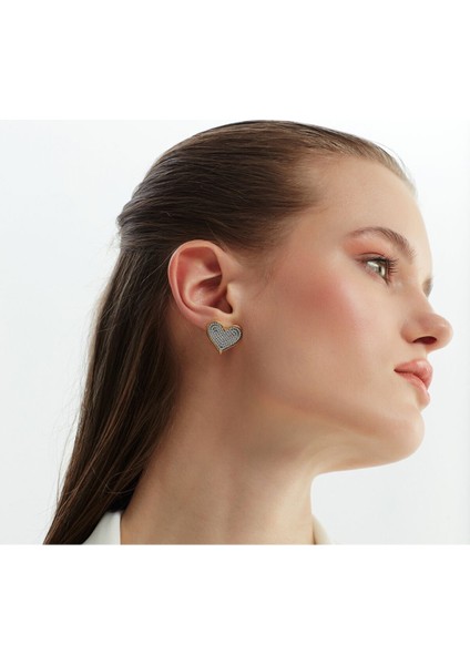 Tekno Trust 925 Ayar Deep Love Earrings Altın fiyatları