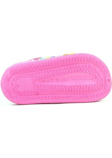 Kız Çocuk Unicorn Figürlü Kaydırmaz Rahat Tabanlı Havuz-Plaj-Tatil-Bahçe Cross Terlik Sandalet modelleri